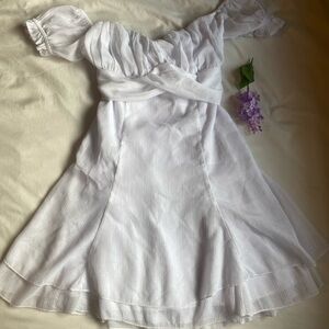 lulu in the sky short White Dress